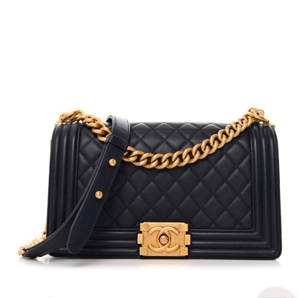Chanel Black Quilted Leather Bag - Picture 1 of 8